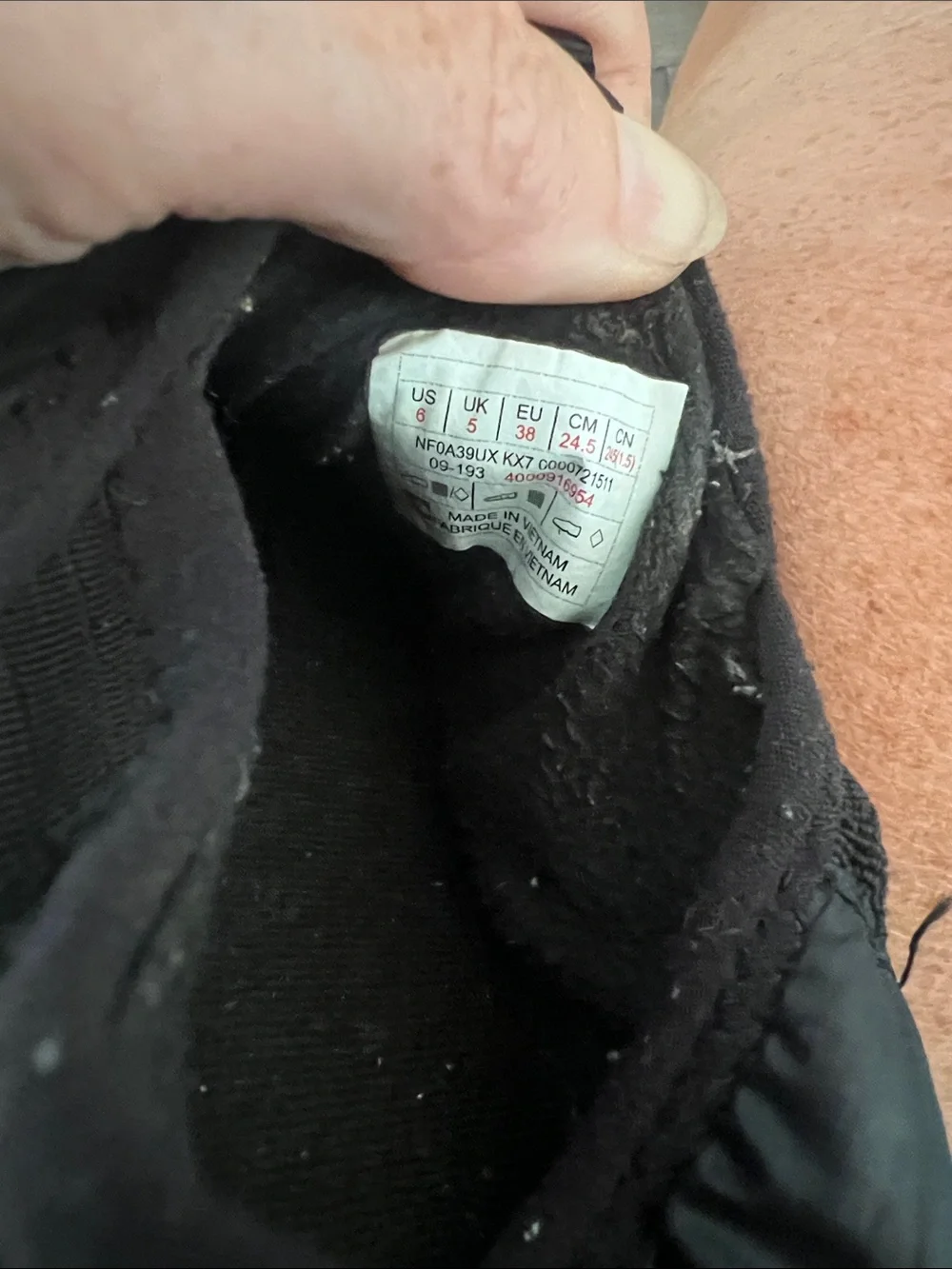 The North Face insulated quilted